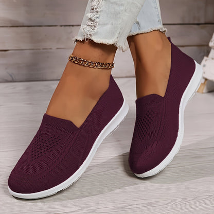 Carla | Women's Breathable Knit Walking Shoes with Slip-On Design | Lightweight & Versatile for All-Day Comfort