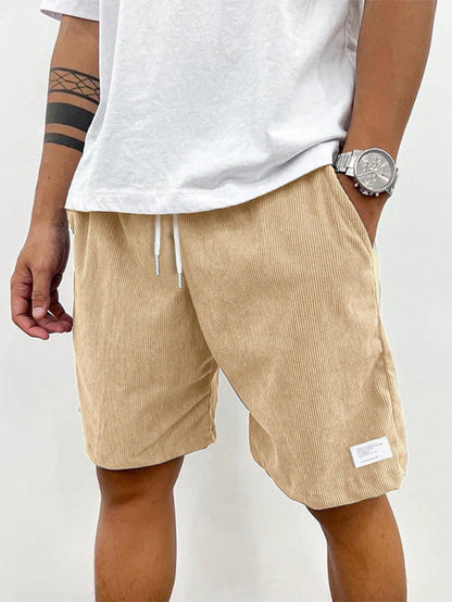 Casual Summer Men's Shorts with Adjustable Drawstring Waist | Lightweight & Comfortable Everyday Wear
