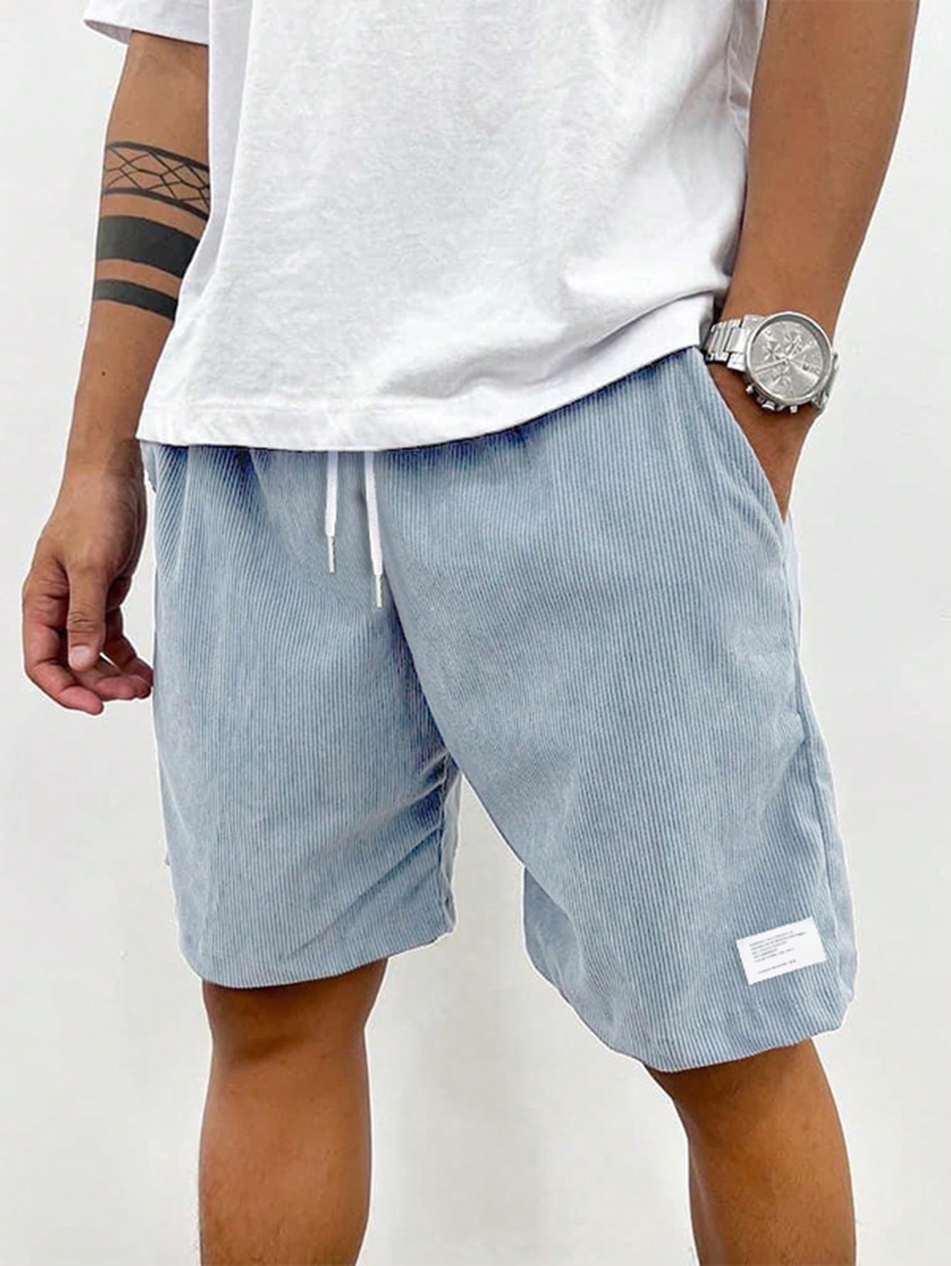 Casual Summer Men's Shorts with Adjustable Drawstring Waist | Lightweight & Comfortable Everyday Wear