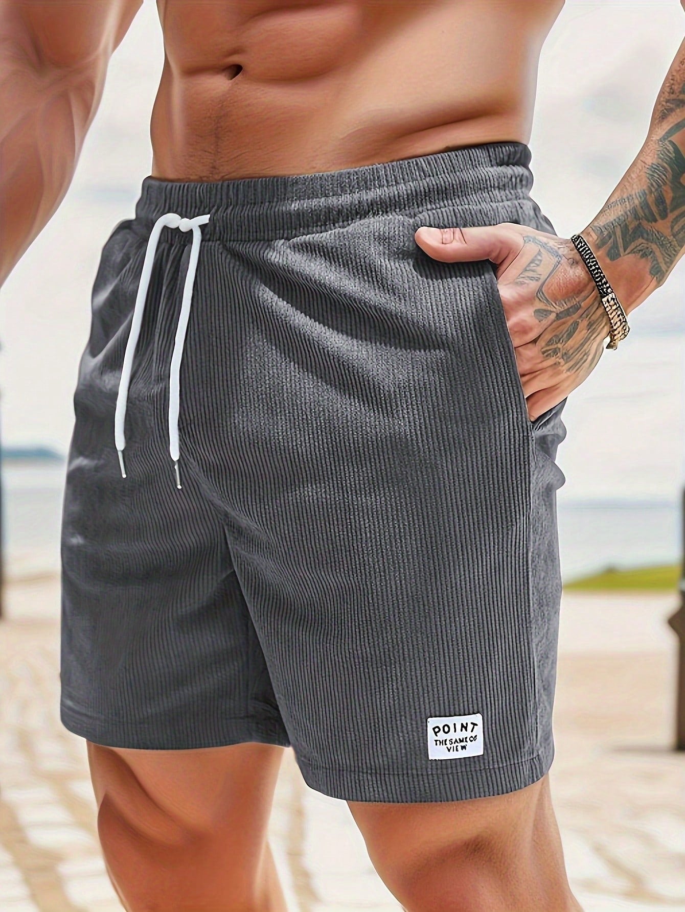Casual Summer Shorts | Men's Shorts with Lightweight Fabric & Adjustable Drawstring | Relaxed Fit for Everyday Comfort