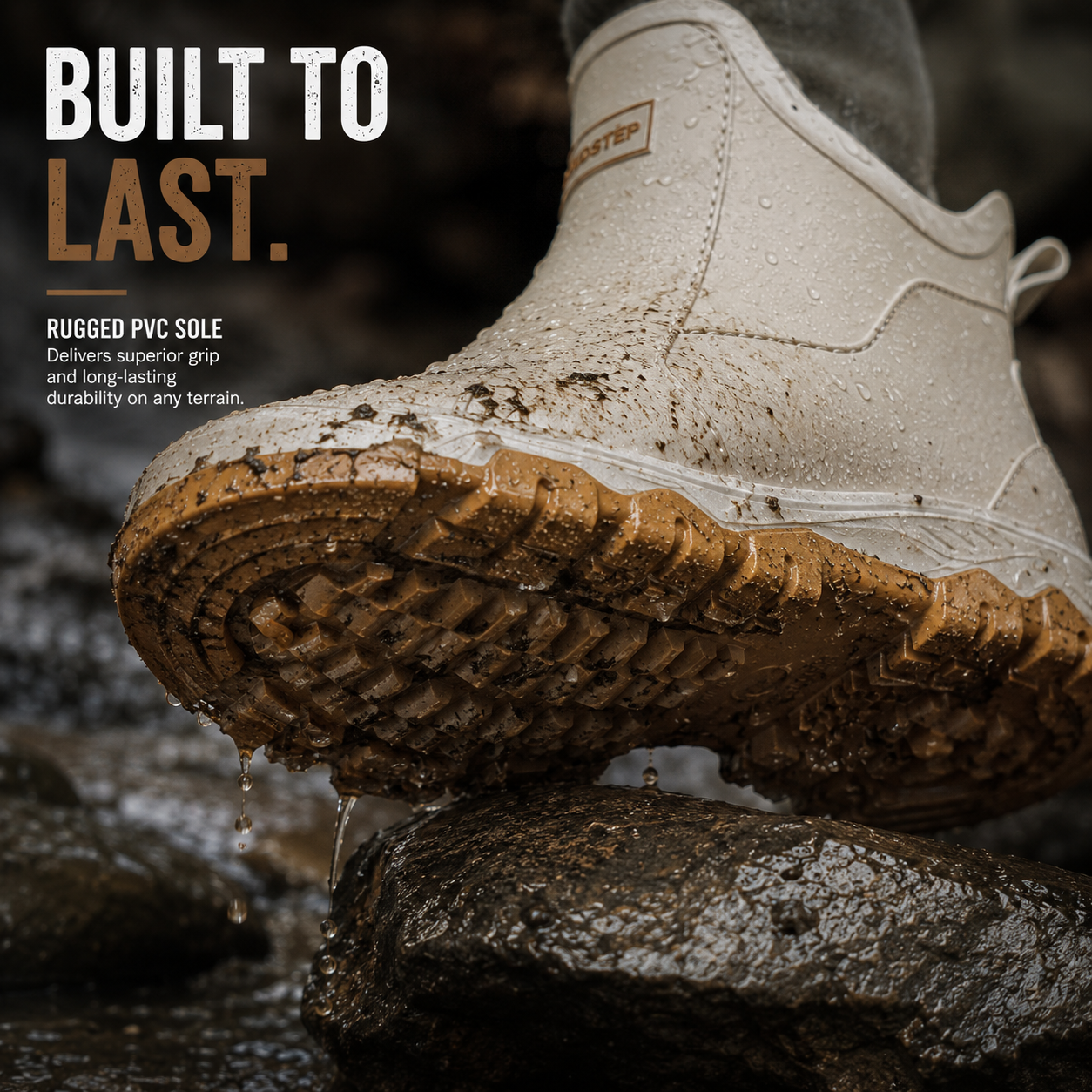Slip-Resistant PVC Ankle Rain Boots — Unisex Outdoor 9