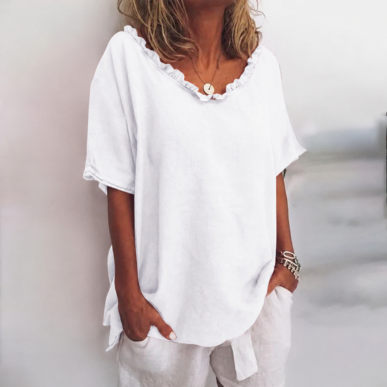 Kathleen™ Loose Blouse — Lightweight Breathable Everyday Top 3