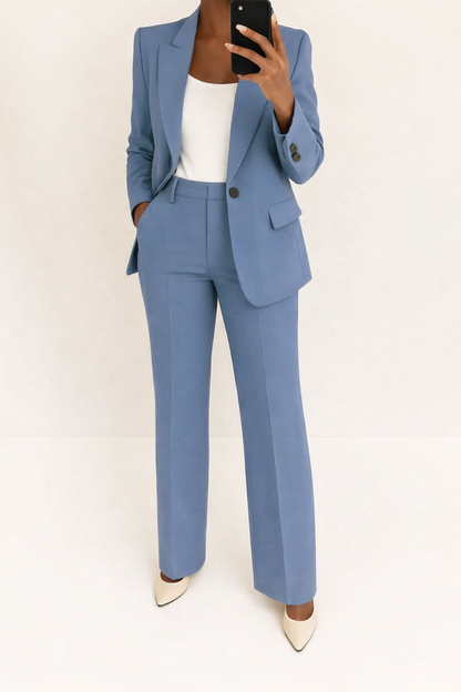 Julie™ Two-Piece Women's Suit — Tailored Blazer & Pants Set 1