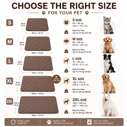 ChillPaws Cooling Pet Mat — Extra Large Bed for Dogs & Cats 9