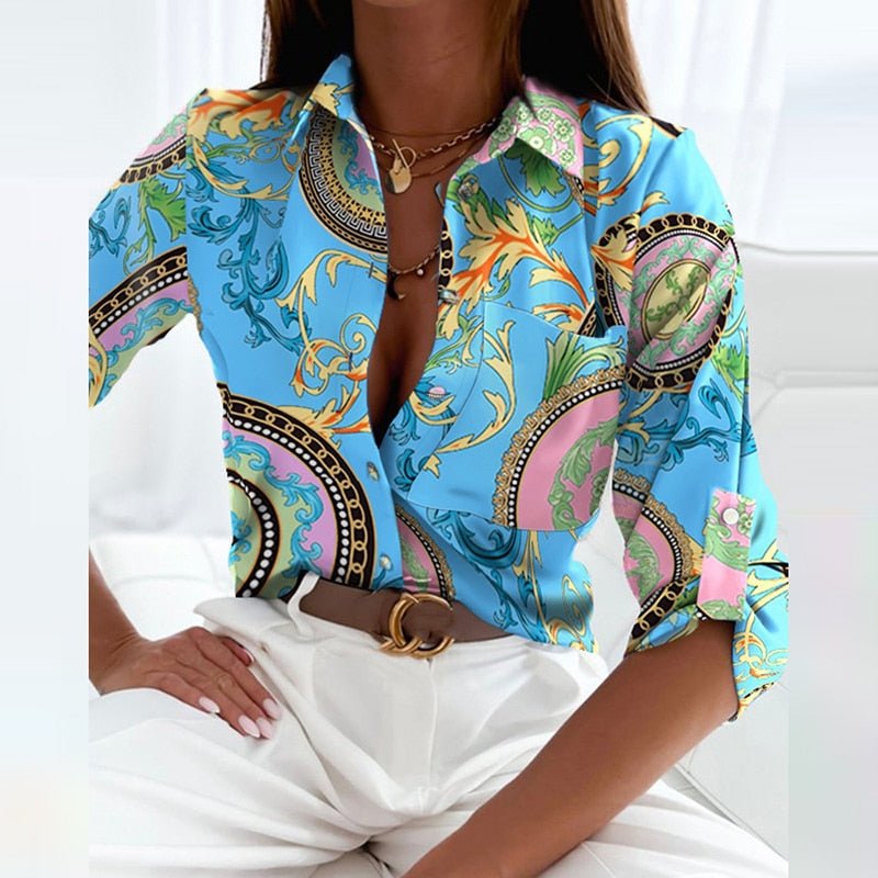 Classic Collared Blouse | Elegant Women's Blouse with Premium Fabric | Versatile Style for Any Occasion