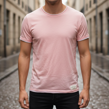 Classic Crew Neck | Men's T-Shirt with Soft Lightweight Fabric | Versatile Casual Wear for Everyday Comfort