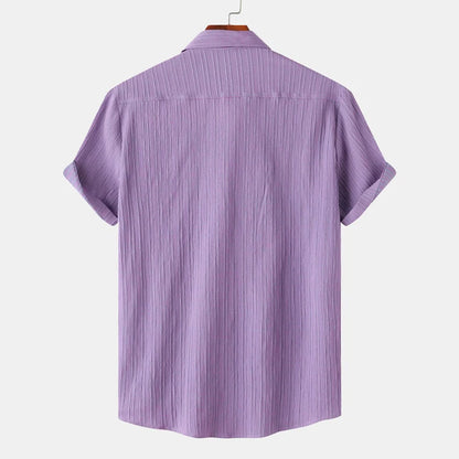 Coastal Collection | Men's Shirt with Moisture-Wicking Fabric | Classic Fit for Summer Comfort