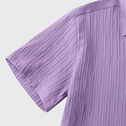 Coastal Collection | Men's Shirt with Moisture-Wicking Fabric | Classic Fit for Summer Comfort