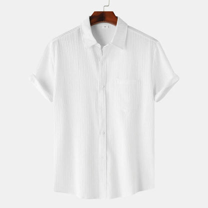 Coastal Collection | Men's Shirt with Moisture-Wicking Fabric | Classic Fit for Summer Comfort