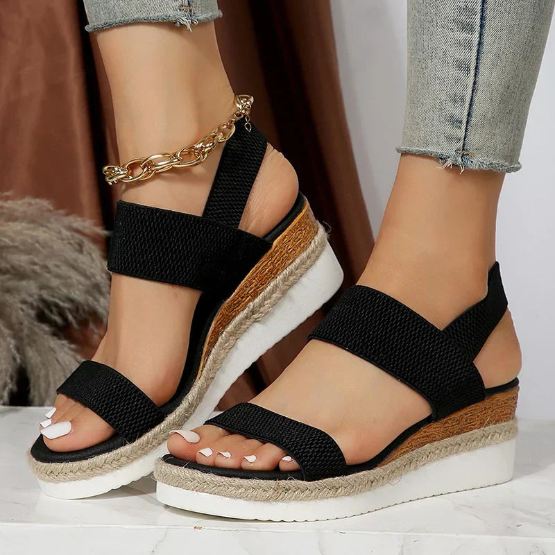 Comfort Steps | Orthopedic Sandals for Women with High Platform Design | Stylish Footwear for All-Day Comfort
