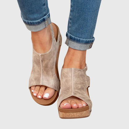 Comfort Steps | Women's Platform Sandals with Supportive Fit | Stylish Orthopedic Footwear for Everyday Comfort