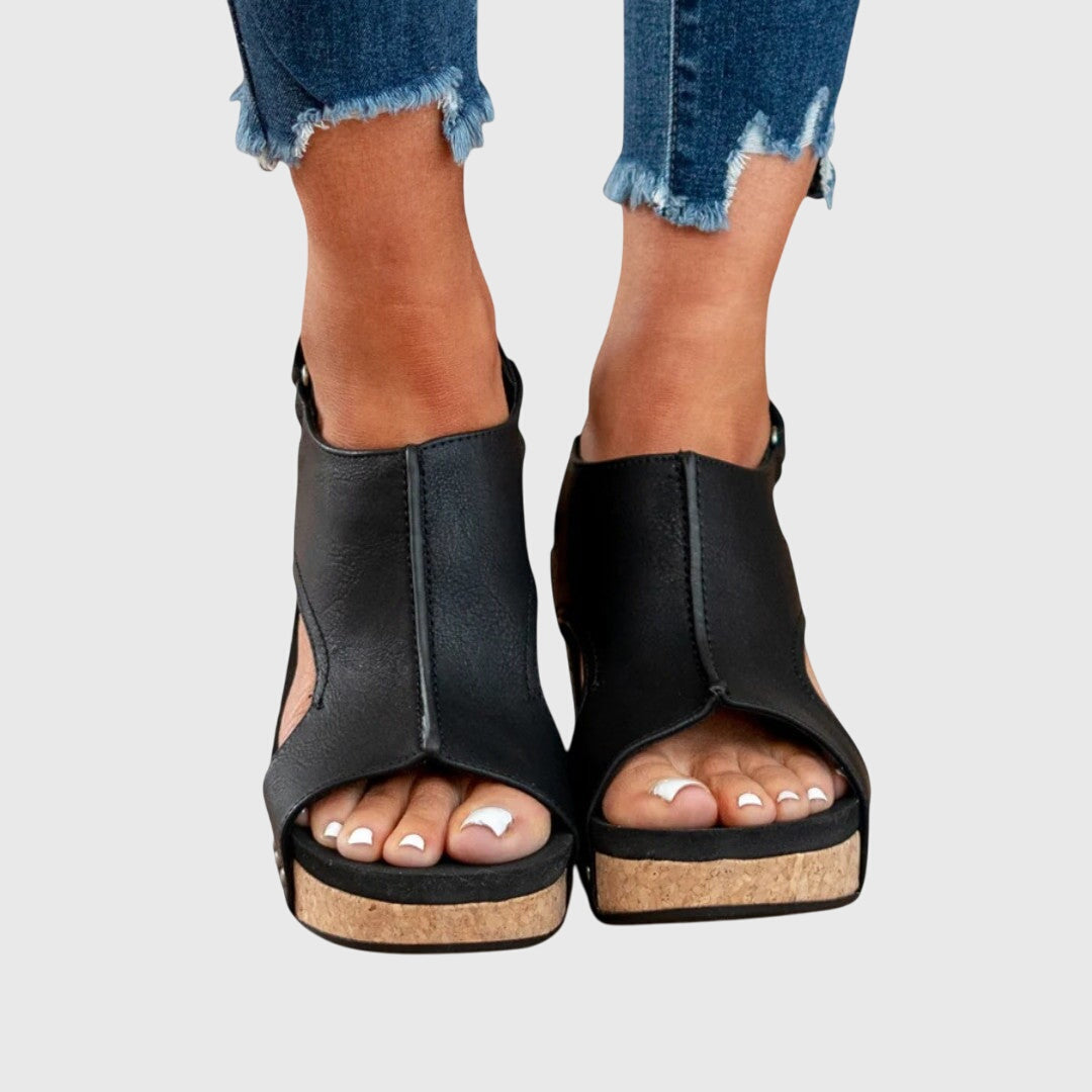 Comfort Steps | Women's Platform Sandals with Supportive Fit | Stylish Orthopedic Footwear for Everyday Comfort