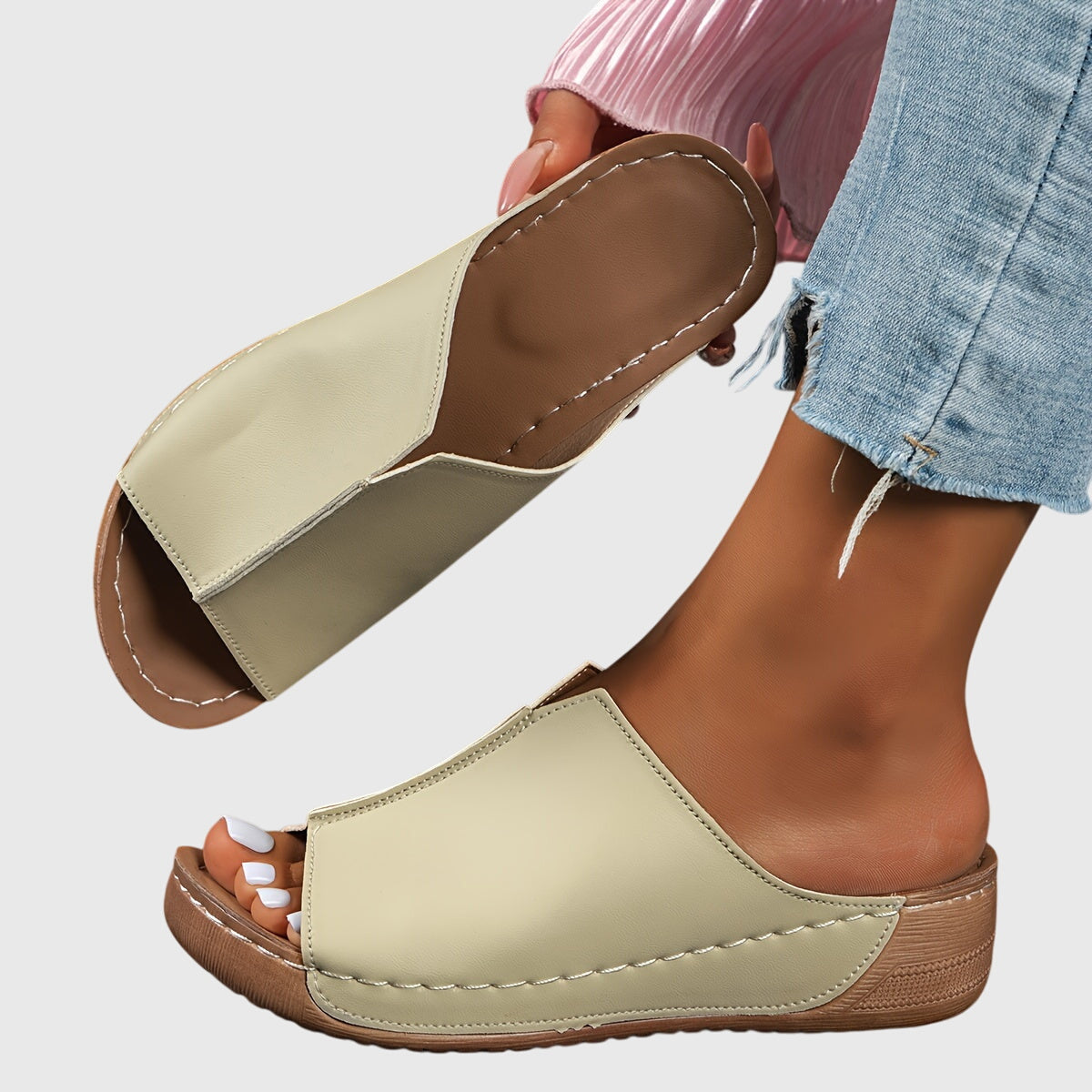 Comfort Walk | Women's Sandals with Cushioned Sole | Slip-On Design for All-Day Comfort