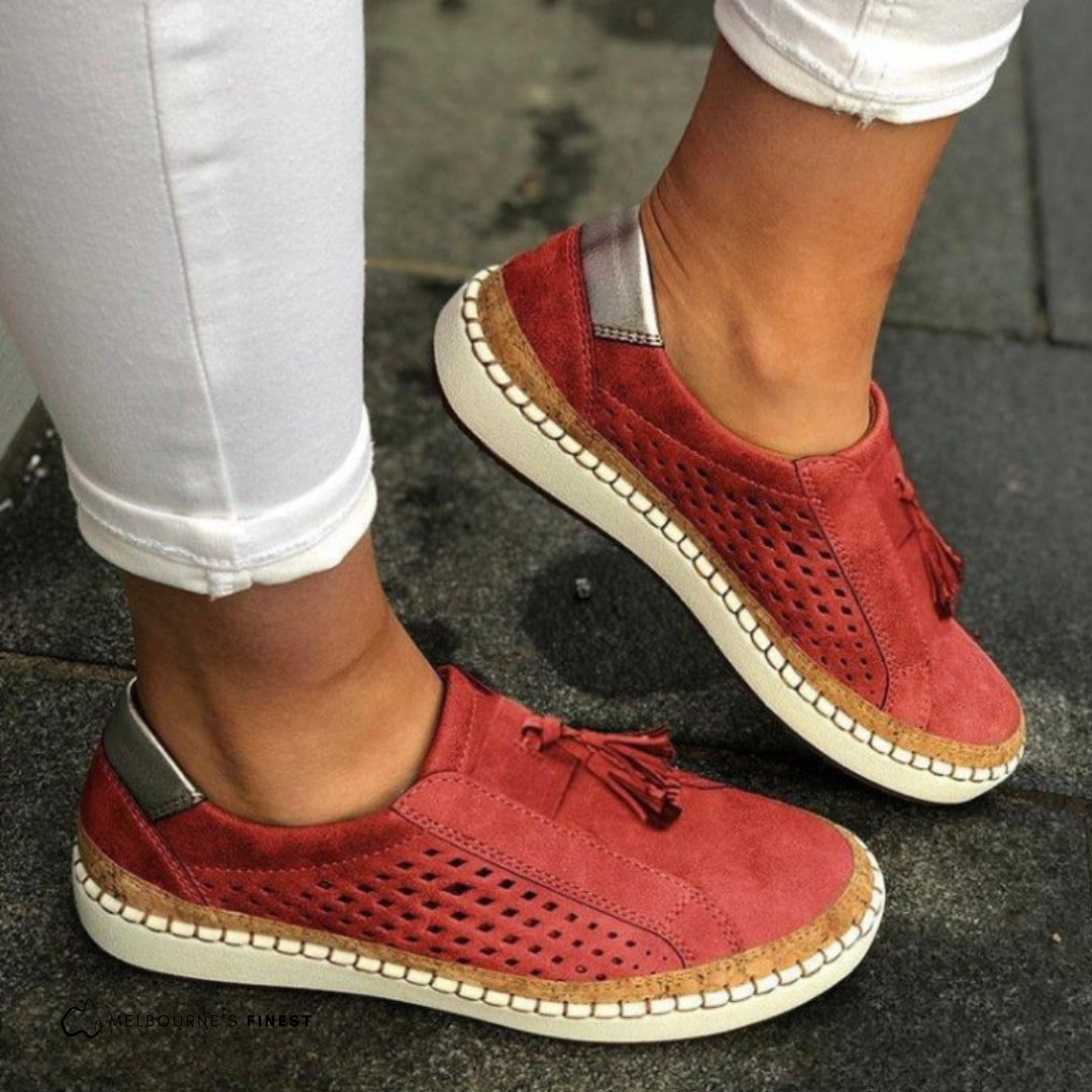 Comfort Walk | Women's Shoes - Orthopedic Slip-Ons with Cushioned Support | Breathable Design for All-Day Comfort