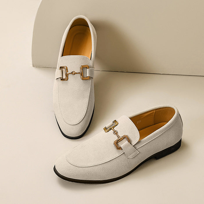 Connor | Men's Penny Loafers with Metal Detailing | Comfortable Slip-On Design for Effortless Summer Style