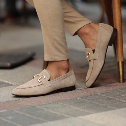 Connor | Men's Penny Loafers with Metal Detailing | Comfortable Slip-On Design for Effortless Summer Style