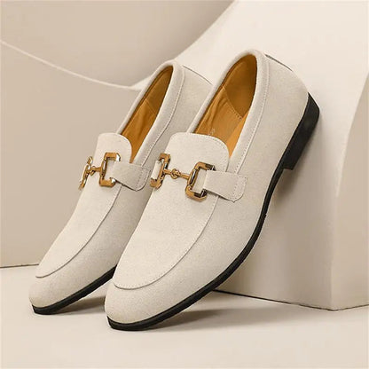 Connor | Men's Penny Loafers with Metal Detailing | Comfortable Slip-On Design for Effortless Summer Style