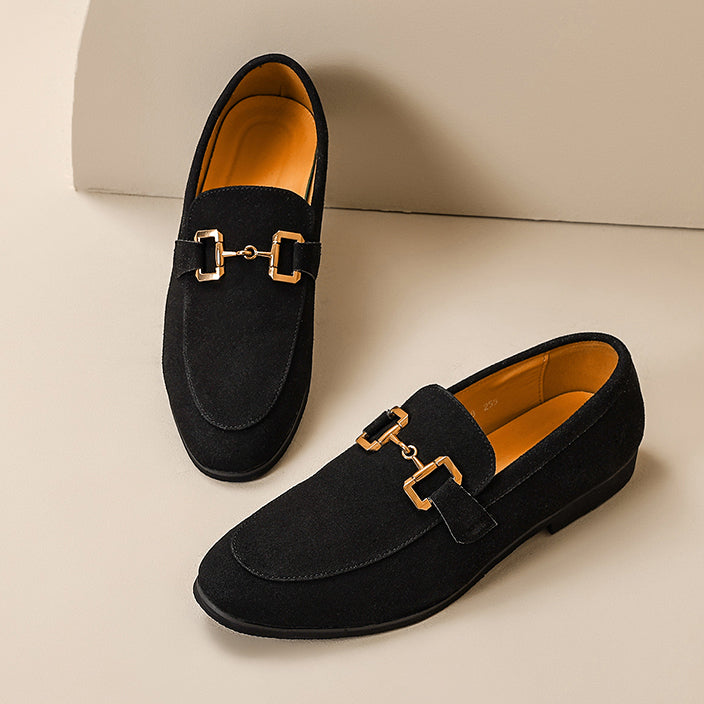 Connor | Men's Penny Loafers with Metal Detailing | Comfortable Slip-On Design for Effortless Summer Style