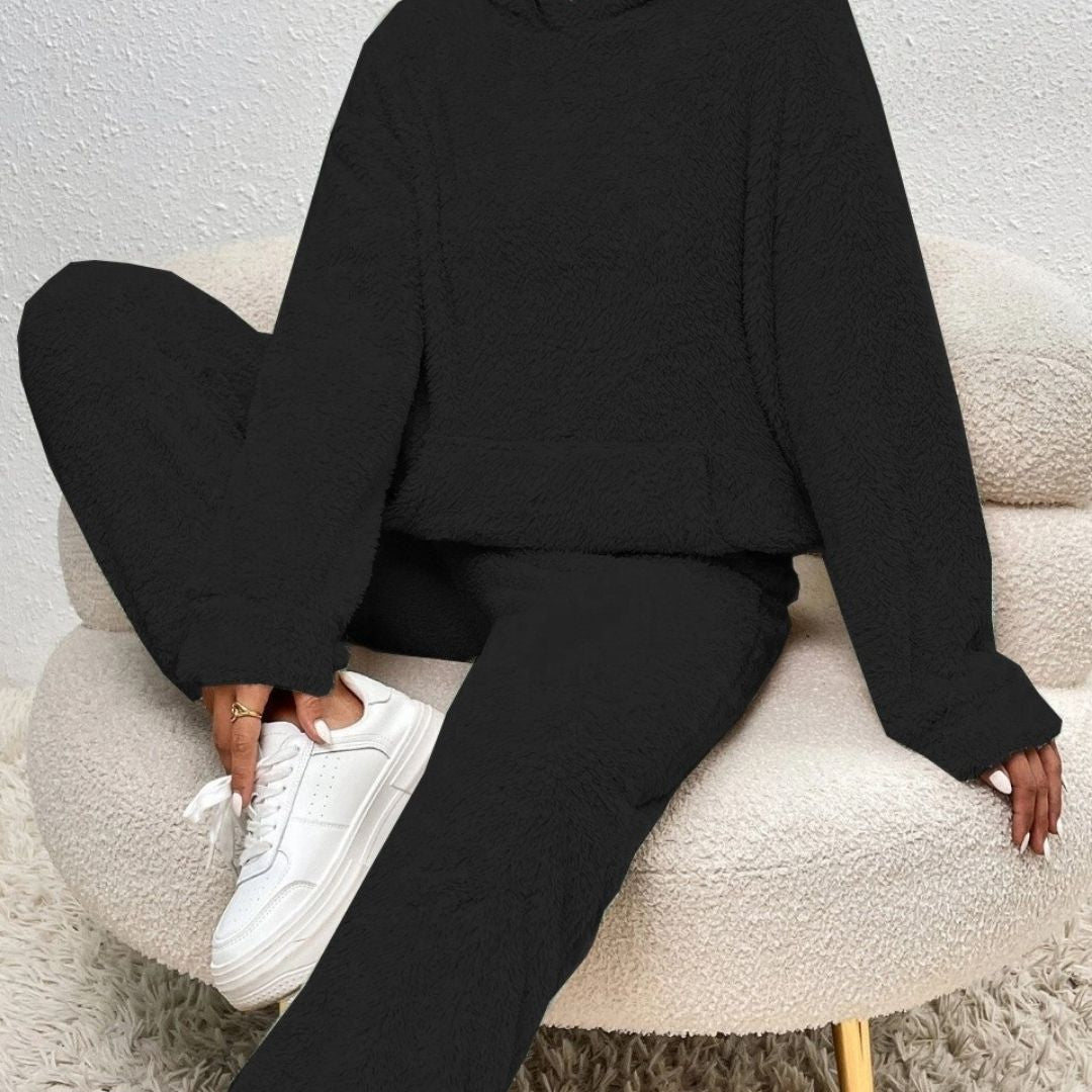Cozy Collection | Women's Loungewear Set with Hooded Top & Pants | Stylish Comfort for Effortless Spring Days