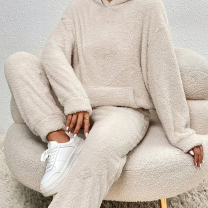 Cozy Collection | Women's Loungewear Set with Hooded Top & Pants | Stylish Comfort for Effortless Spring Days