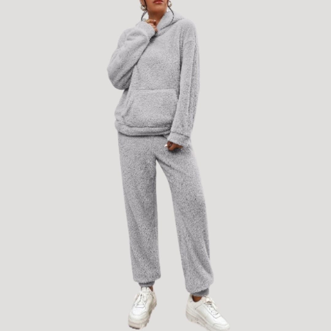 Cozy Collection | Women's Loungewear Set with Hooded Top & Pants | Stylish Comfort for Effortless Spring Days