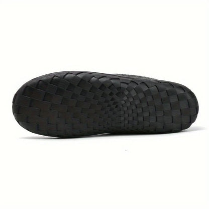 Wool-Lined Indoor Loafer Slippers — Warm Slip-On Home Shoes 8