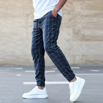 Crossmark | Men's Joggers with Tapered Fit & Soft Cotton Blend | Stylish Comfort for Everyday Wear