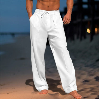 Darren | Men's Pants with Adjustable Drawstring Waist | Lightweight Casual Joggers for Spring Comfort