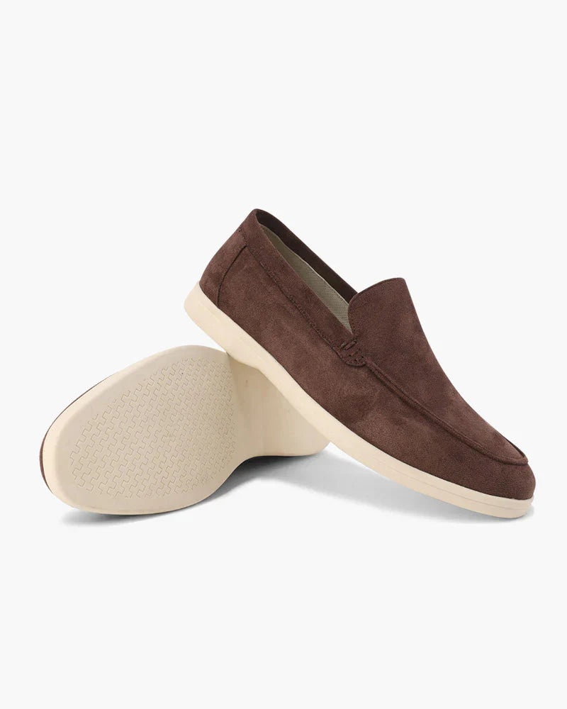 David Collection | Men's Black Loafers with Comfort Fit | Stylish Summer Footwear
