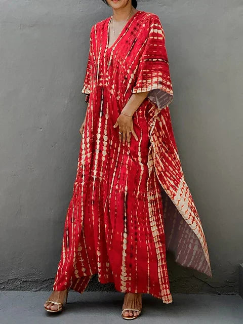 Elegant Caftan | Maxi Dress for Women with Breezy Flowing Silhouette | Perfect for Summer Outings