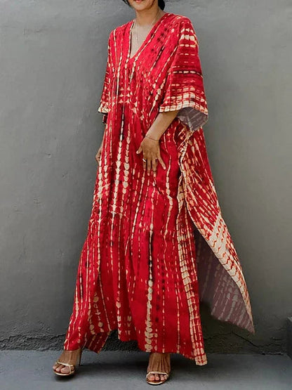 Elegant Caftan | Maxi Dress for Women with Breezy Flowing Silhouette | Perfect for Summer Outings