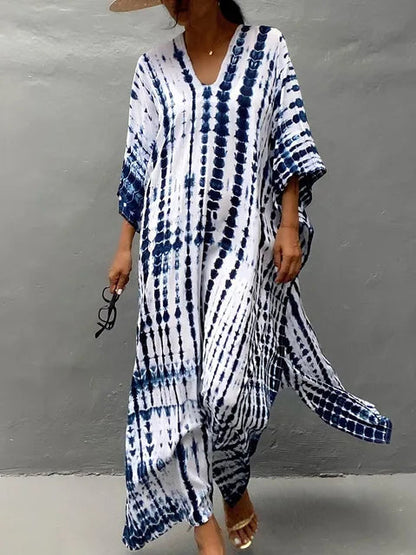 Elegant Caftan | Maxi Dress for Women with Breezy Flowing Silhouette | Perfect for Summer Outings