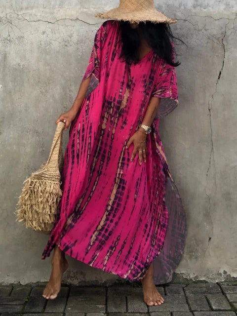 Elegant Caftan | Maxi Dress for Women with Breezy Flowing Silhouette | Perfect for Summer Outings