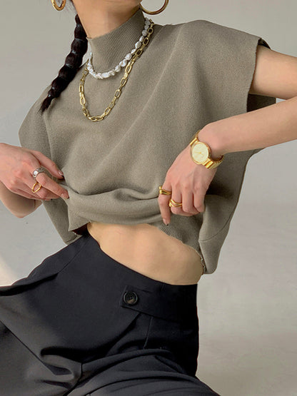 Elegant Casual Collection | Women's Top with Mock Neck Design | Versatile Style for Effortless Summer Outfits