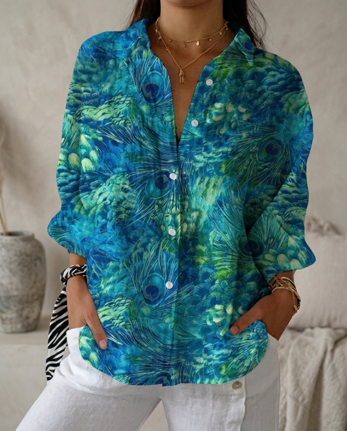 Elegant Collection | Women's Blouse with Lightweight Breathable Fabric | Effortless Everyday Style