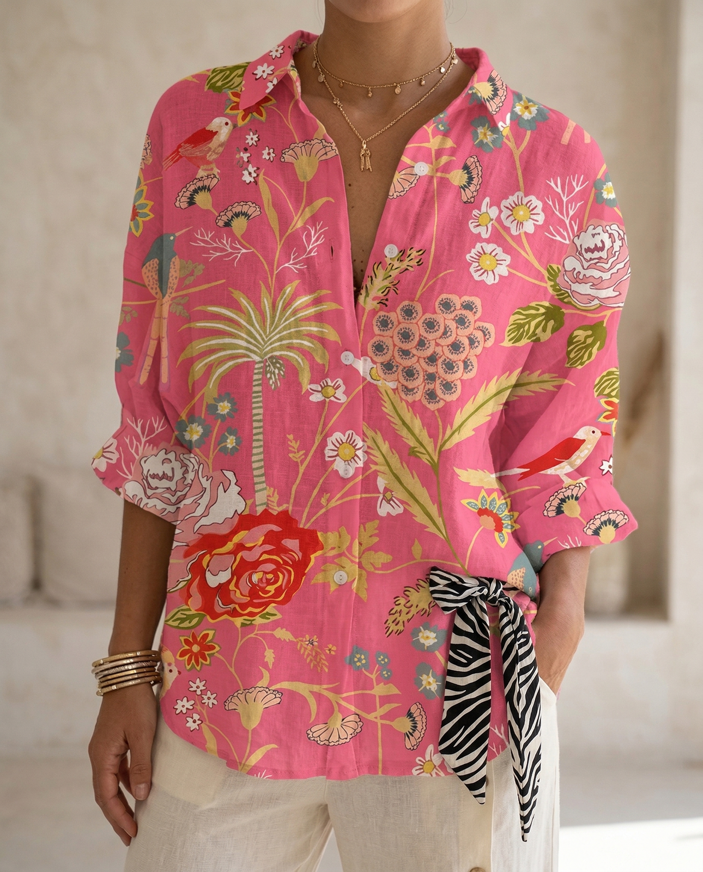 Elegant Collection | Women's Blouse with Lightweight Breathable Fabric | Effortless Everyday Style
