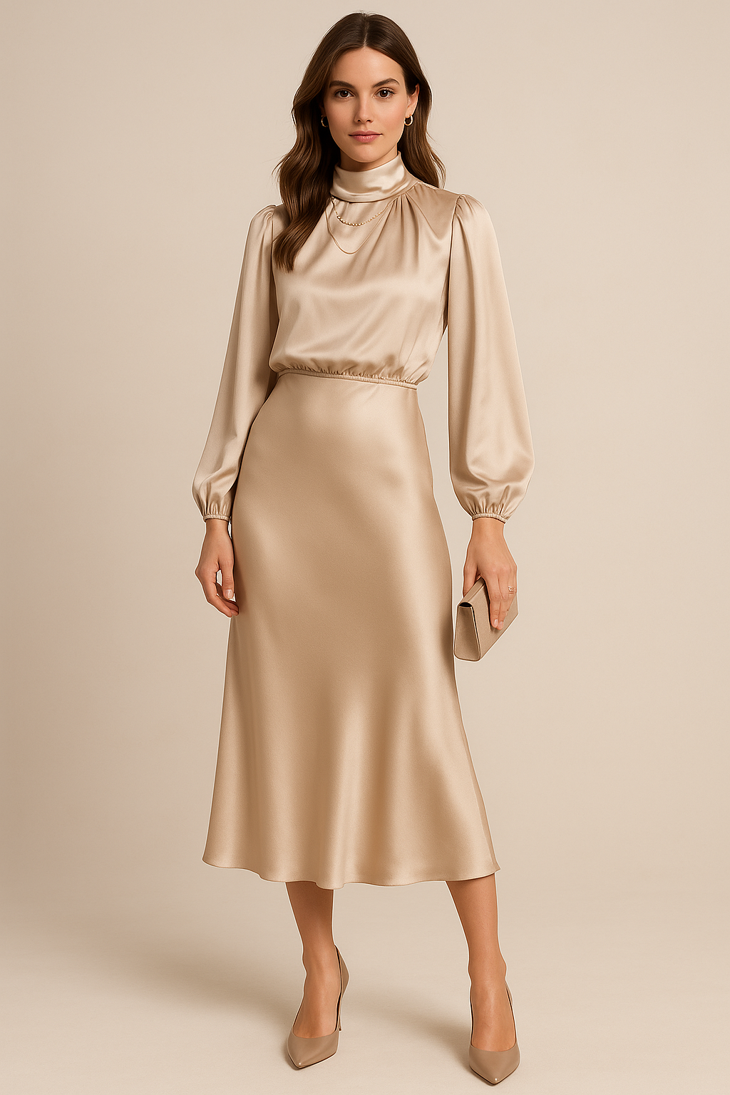 Elegant Collection | Women's Dress with High Waist Design | Timeless Formal Style for Effortless Sophistication
