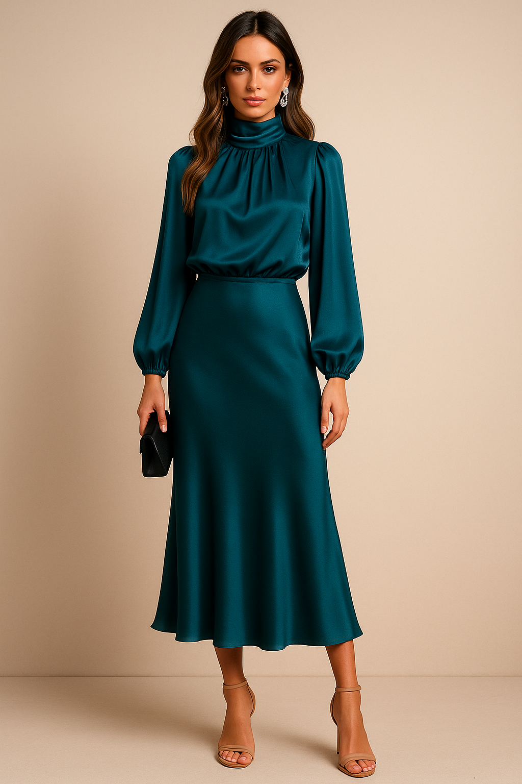 Elegant Collection | Women's Dress with High Waist Design | Timeless Formal Style for Effortless Sophistication