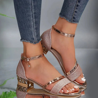 Elegant Comfort | Women's Sandals with Orthopedic Design & Adjustable Straps | Stylish Footwear for All-Day Support