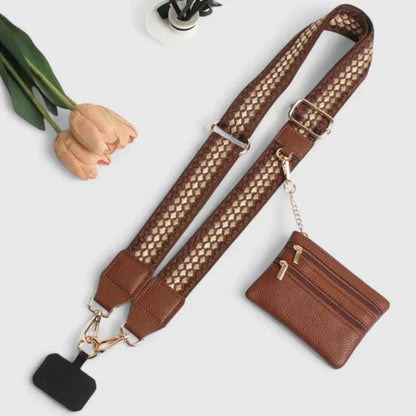 Elegant Crossbody Bag for Women with Adjustable Strap & Zip Closure | Chic Phone Holder for Effortless Style