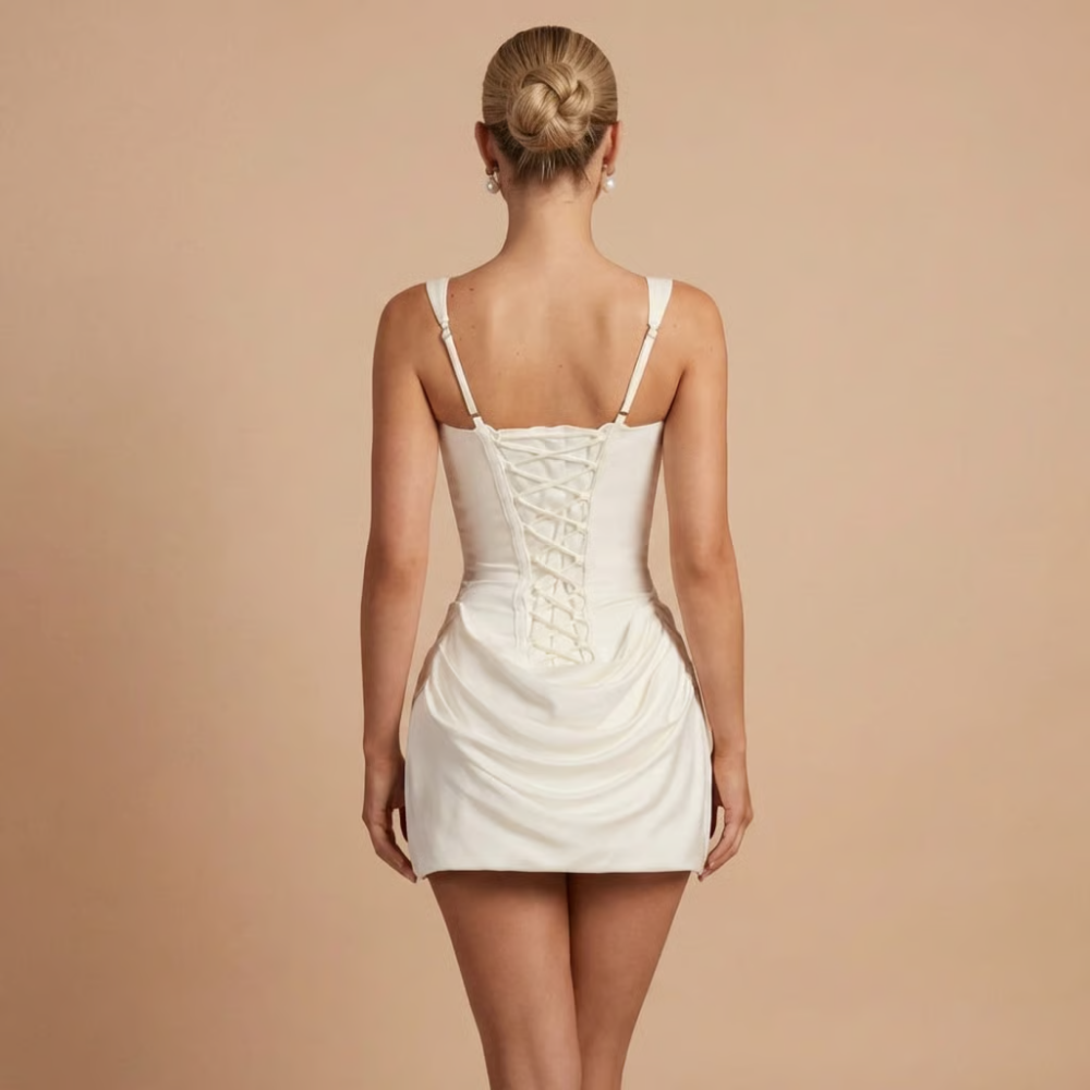 Elegant Evening Collection | Women's Cocktail Mini & Maxi Dress with Corset Seams | Versatile Style for Parties and Special Occasions