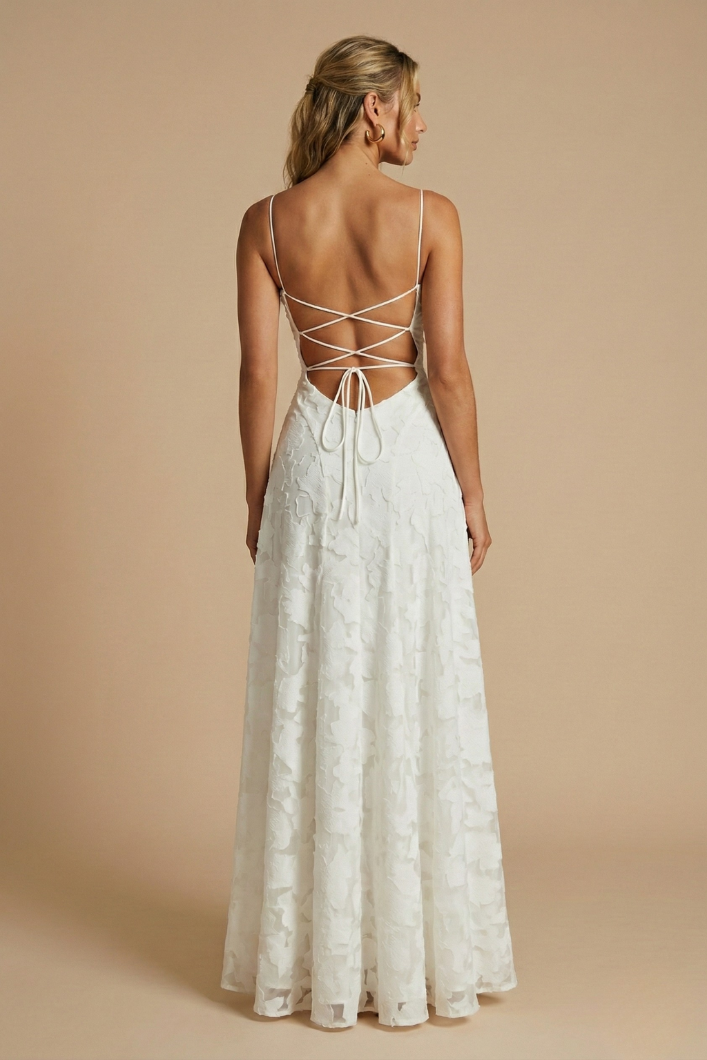 Elegant Floral Maxi Dress | Women's Formal Dress with Fitted Bodice for Timeless Style