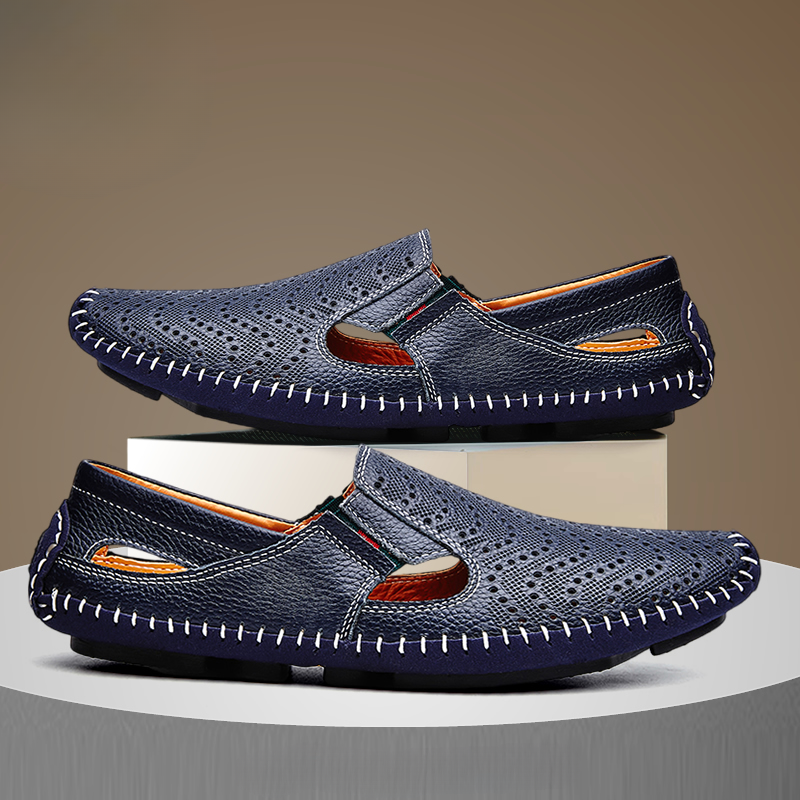 Elegant Sandals for Women | Genuine Leather with Cushioned Footbed | Stylish Comfort for Daily Wear