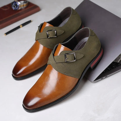 Elegant Suede Loafers for Women with Double Buckle Design | All-Day Comfort and Sophisticated Style