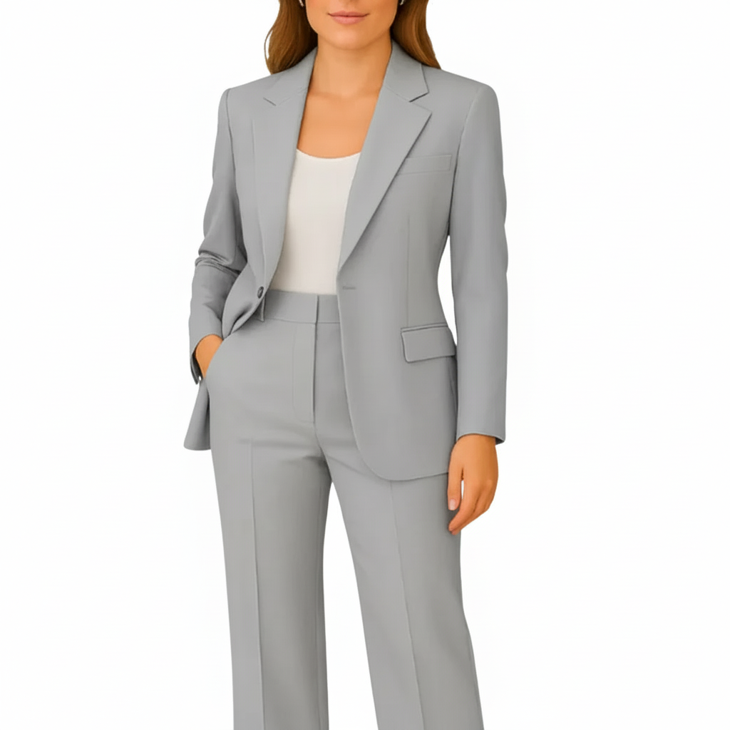 Elegant Tailored Women's Suit Set with Lightweight Fabric & Modern Fit | Stylish Pant Suits for Women