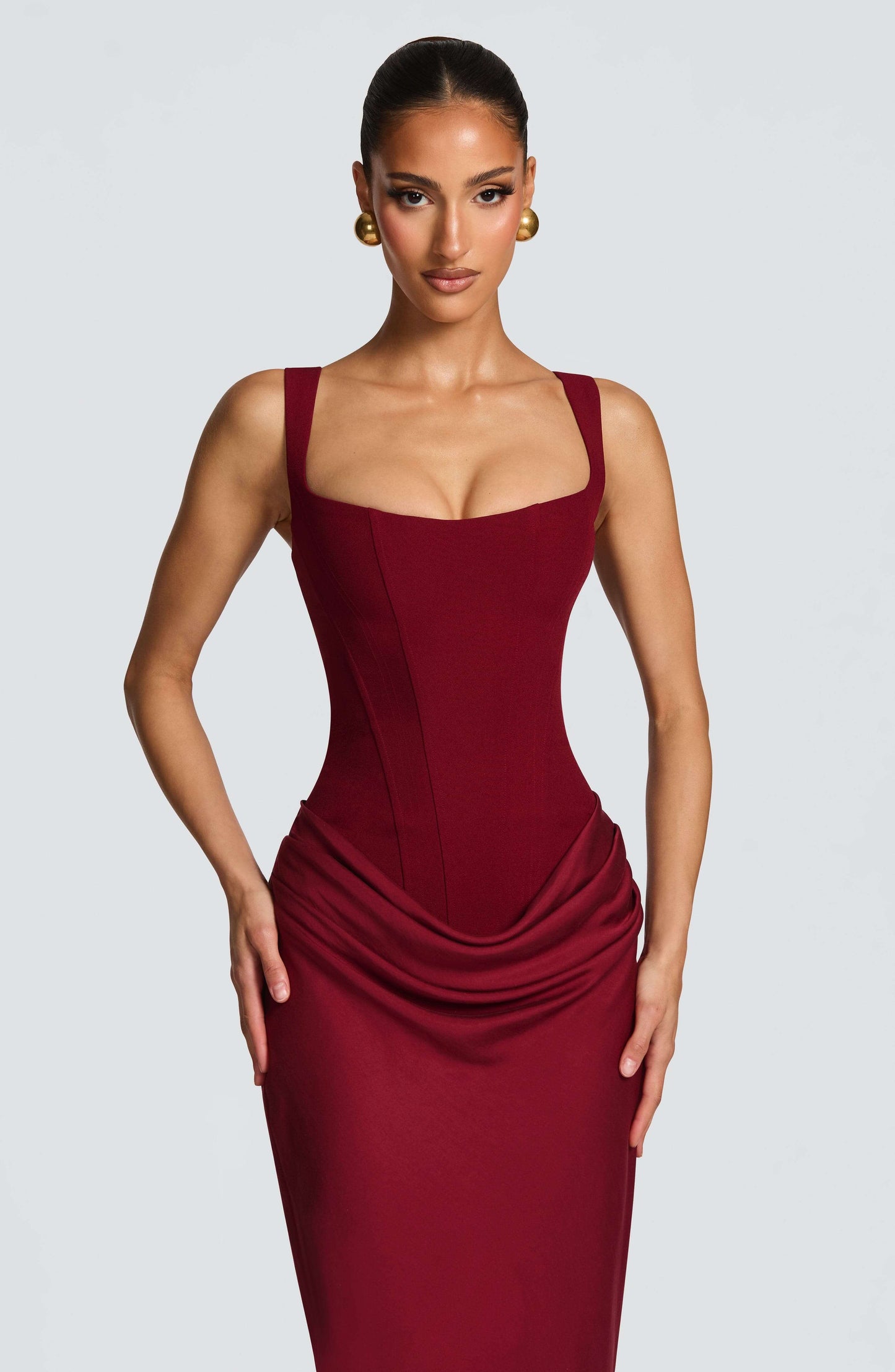 Elegant | Women's Bodycon Maxi Dress with Sculpted Fit | Perfect for Summer Weddings and Special Occasions