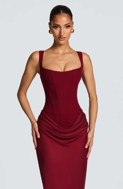 Elegant | Women's Bodycon Maxi Dress with Sculpted Fit | Perfect for Summer Weddings and Special Occasions