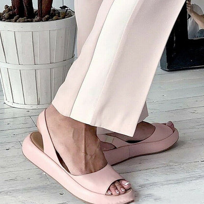 Elina | Summer Sandals for Women with Soft Microfiber Upper | Comfortable Slip-On Design for All-Day Wear