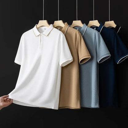 Elite Collection | Men's Polo Shirts with Breathable Knit Fabric | Stylish Comfort for Everyday Wear