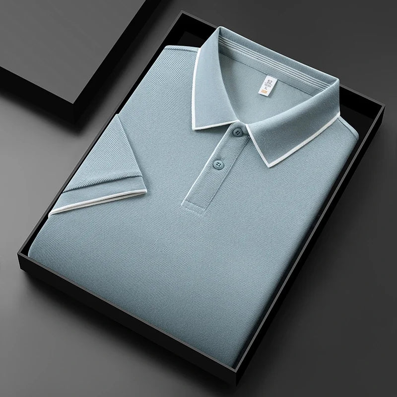 Elite Collection | Men's Polo Shirts with Breathable Knit Fabric | Stylish Comfort for Everyday Wear